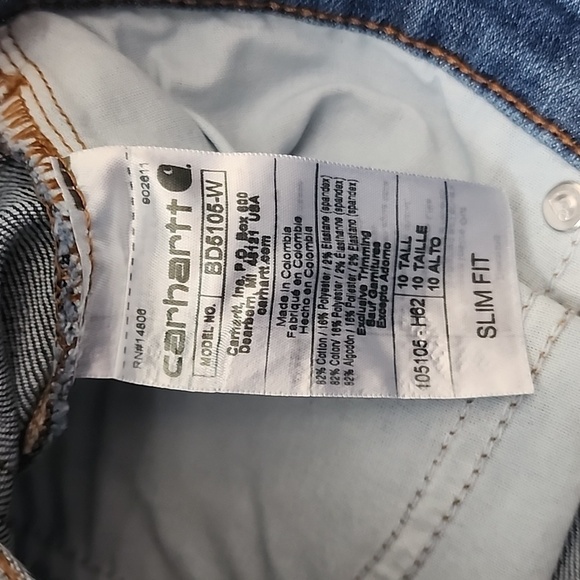 Carhartt NWT Womens Rugged Flex Slim Fit Jeans - Picture 13 of 13